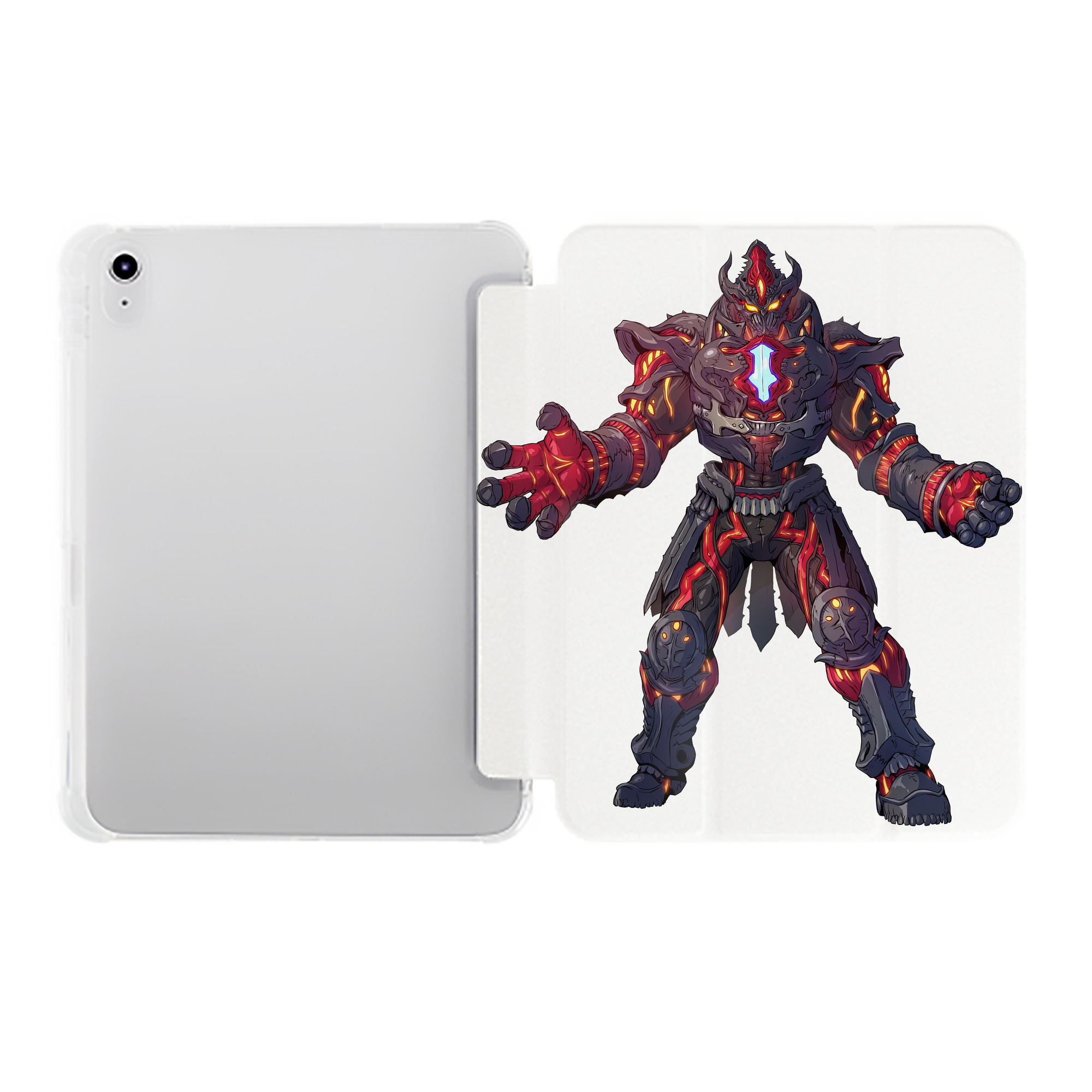 （画像用） ウルトラマン Ultraman IPad ケース ペン収納付き 三つ折りスタンド PUレザー×シリコン 対応機種9.5/10.5/10.9インチ